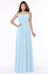 ColsBM Danna Ice Blue Modern A-line Strapless Sleeveless Floor Length Bridesmaid Dresses