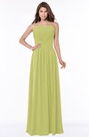 ColsBM Danna Linden Green Modern A-line Strapless Sleeveless Floor Length Bridesmaid Dresses