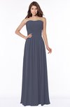 ColsBM Danna Nightshadow Blue Modern A-line Strapless Sleeveless Floor Length Bridesmaid Dresses