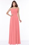 ColsBM Danna Shell Pink Modern A-line Strapless Sleeveless Floor Length Bridesmaid Dresses