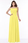 ColsBM Danna Yellow Iris Modern A-line Strapless Sleeveless Floor Length Bridesmaid Dresses