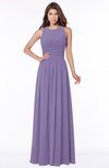 ColsBM Ayla Chalk Violet Elegant Zip up Chiffon Floor Length Pick up Bridesmaid Dresses