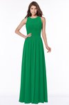 ColsBM Ayla Green Elegant Zip up Chiffon Floor Length Pick up Bridesmaid Dresses