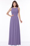 ColsBM Ayla Lilac Elegant Zip up Chiffon Floor Length Pick up Bridesmaid Dresses