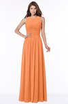 ColsBM Ayla Mango Elegant Zip up Chiffon Floor Length Pick up Bridesmaid Dresses