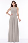 ColsBM Ayla Mushroom Elegant Zip up Chiffon Floor Length Pick up Bridesmaid Dresses