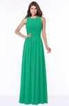 ColsBM Ayla Pepper Green Elegant Zip up Chiffon Floor Length Pick up Bridesmaid Dresses