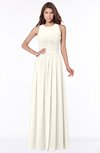 ColsBM Ayla Whisper White Elegant Zip up Chiffon Floor Length Pick up Bridesmaid Dresses