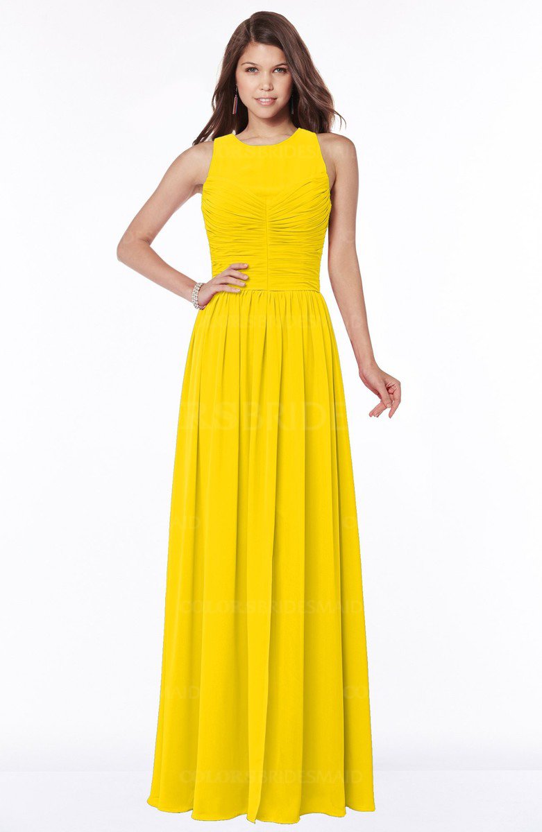 ColsBM Ayla Yellow Bridesmaid Dresses - ColorsBridesmaid
