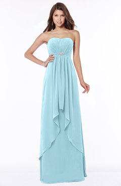 ColsBM Frida Aqua Mature A-line Bateau Sleeveless Appliques Bridesmaid Dresses