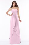 ColsBM Frida Baby Pink Mature A-line Bateau Sleeveless Appliques Bridesmaid Dresses