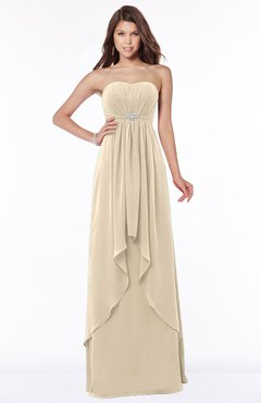 ColsBM Frida Champagne Mature A-line Bateau Sleeveless Appliques Bridesmaid Dresses