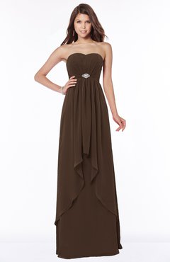 ColsBM Frida Copper Mature A-line Bateau Sleeveless Appliques Bridesmaid Dresses