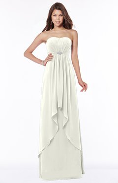 ColsBM Frida Cream Mature A-line Bateau Sleeveless Appliques Bridesmaid Dresses