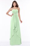 ColsBM Frida Light Green Mature A-line Bateau Sleeveless Appliques Bridesmaid Dresses