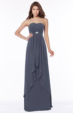 ColsBM Frida Nightshadow Blue Mature A-line Bateau Sleeveless Appliques Bridesmaid Dresses