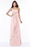 ColsBM Frida Pastel Pink Mature A-line Bateau Sleeveless Appliques Bridesmaid Dresses
