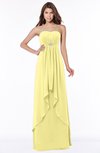 ColsBM Frida Pastel Yellow Mature A-line Bateau Sleeveless Appliques Bridesmaid Dresses