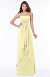 ColsBM Frida Soft Yellow Mature A-line Bateau Sleeveless Appliques Bridesmaid Dresses