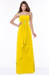 ColsBM Frida Yellow Mature A-line Bateau Sleeveless Appliques Bridesmaid Dresses