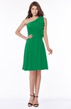 ColsBM Braylee Jelly Bean Mature Sleeveless Zip up Chiffon Knee Length Bridesmaid Dresses