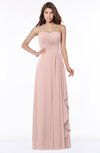 ColsBM Lana Dusty Rose Gorgeous Sleeveless Chiffon Floor Length Ruching Bridesmaid Dresses