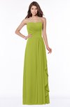 ColsBM Lana Green Oasis Gorgeous Sleeveless Chiffon Floor Length Ruching Bridesmaid Dresses