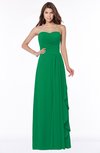 ColsBM Lana Green Gorgeous Sleeveless Chiffon Floor Length Ruching Bridesmaid Dresses