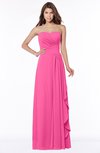 ColsBM Lana Rose Pink Gorgeous Sleeveless Chiffon Floor Length Ruching Bridesmaid Dresses