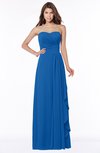 ColsBM Lana Royal Blue Gorgeous Sleeveless Chiffon Floor Length Ruching Bridesmaid Dresses