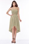 ColsBM Anahi Candied Ginger Gorgeous A-line Strapless Half Backless Ruching Bridesmaid Dresses