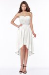 ColsBM Anahi Cloud White Gorgeous A-line Strapless Half Backless Ruching Bridesmaid Dresses