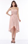 ColsBM Anahi Dusty Rose Gorgeous A-line Strapless Half Backless Ruching Bridesmaid Dresses