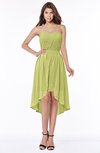 ColsBM Anahi Linden Green Gorgeous A-line Strapless Half Backless Ruching Bridesmaid Dresses