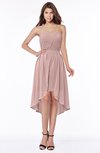 ColsBM Anahi Nectar Pink Gorgeous A-line Strapless Half Backless Ruching Bridesmaid Dresses