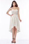 ColsBM Anahi Off White Gorgeous A-line Strapless Half Backless Ruching Bridesmaid Dresses