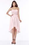 ColsBM Anahi Petal Pink Gorgeous A-line Strapless Half Backless Ruching Bridesmaid Dresses
