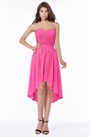ColsBM Anahi Rose Pink Gorgeous A-line Strapless Half Backless Ruching Bridesmaid Dresses