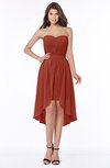ColsBM Anahi Rust Gorgeous A-line Strapless Half Backless Ruching Bridesmaid Dresses