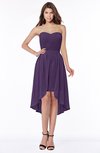 ColsBM Anahi Violet Gorgeous A-line Strapless Half Backless Ruching Bridesmaid Dresses