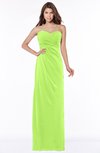 ColsBM Vanessa Bright Green Glamorous A-line Sweetheart Half Backless Chiffon Floor Length Bridesmaid Dresses