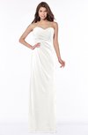 ColsBM Vanessa Cloud White Glamorous A-line Sweetheart Half Backless Chiffon Floor Length Bridesmaid Dresses
