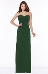 ColsBM Vanessa Hunter Green Glamorous A-line Sweetheart Half Backless Chiffon Floor Length Bridesmaid Dresses