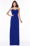 ColsBM Vanessa Nautical Blue Glamorous A-line Sweetheart Half Backless Chiffon Floor Length Bridesmaid Dresses