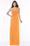 ColsBM Vanessa Orange Glamorous A-line Sweetheart Half Backless Chiffon Floor Length Bridesmaid Dresses