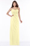 ColsBM Vanessa Soft Yellow Glamorous A-line Sweetheart Half Backless Chiffon Floor Length Bridesmaid Dresses