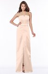ColsBM Kenna Almost Apricot Gorgeous A-line Sleeveless Half Backless Satin Floor Length Bridesmaid Dresses