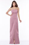 ColsBM Kenna Light Coral Gorgeous A-line Sleeveless Half Backless Satin Floor Length Bridesmaid Dresses