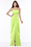 ColsBM Kenna Lime Green Gorgeous A-line Sleeveless Half Backless Satin Floor Length Bridesmaid Dresses