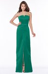 ColsBM Kenna Pepper Green Gorgeous A-line Sleeveless Half Backless Satin Floor Length Bridesmaid Dresses